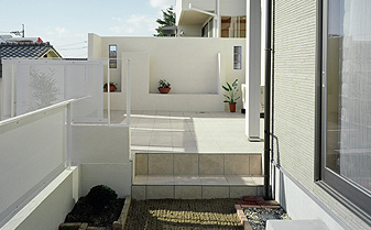 すっきりした洋風　シンプルモダン  お庭の施工例