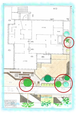 庭時間　フリープラン　施工例設計図